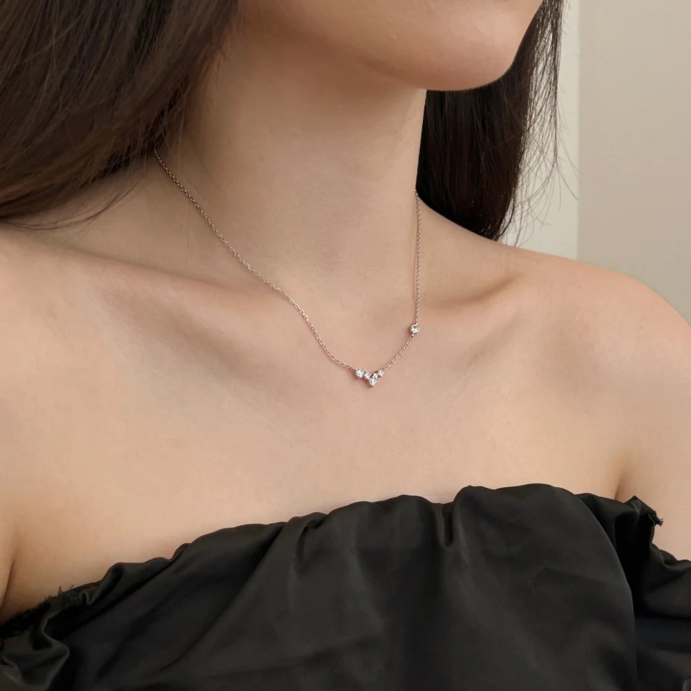 925 Sterling Silver Star CZ Personalized Necklace product image 2