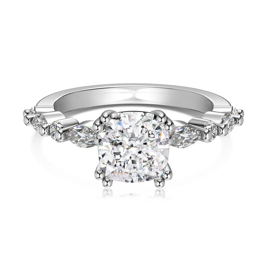 925 Sterling Silver CZ Engagement Ring DY121115 by KAKODIY