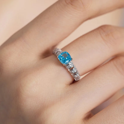 Oem Odm Jewelry Supplier S925 Silver Rhodium Plated Eternity Band   8A Crushed Iced Out Cut Zirconia Rings