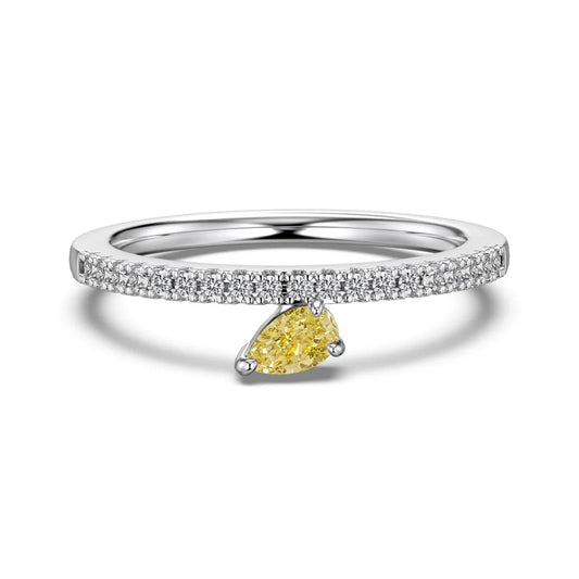 Top High Couple Jewelry 925 Silver Eternity Band 8A Zirconia Main Stone Rings for Bridal Engagement Anniversary Gifts