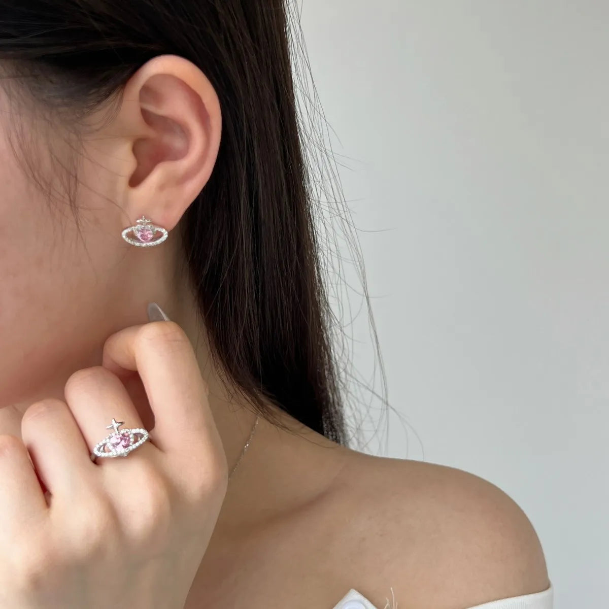 925 Sterling Silver Heart CZ Ring product image 6
