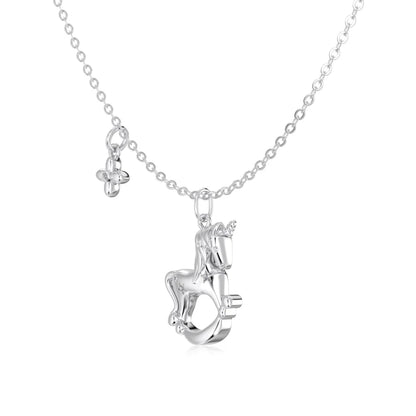 925 Silver Clover 5A CZ Pendant Necklace DY191908 product image 7