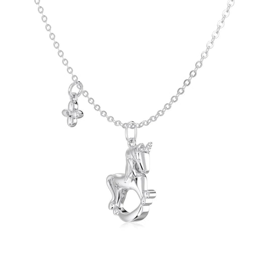 925 Silver Clover 5A CZ Pendant Necklace DY191908 product image 7