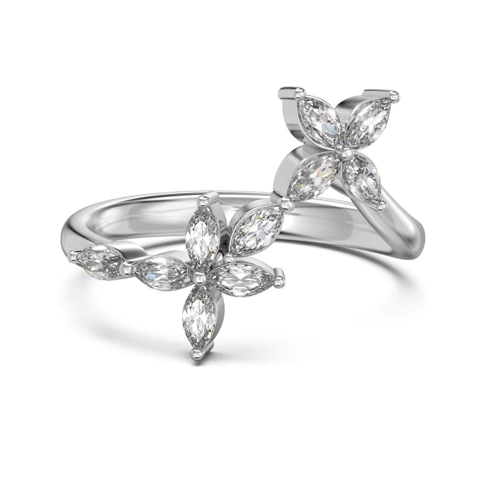 925 Sterling Silver Butterfly Adjustable Ring product image 7