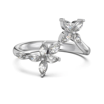 925 Sterling Silver Butterfly Adjustable Ring product image 7