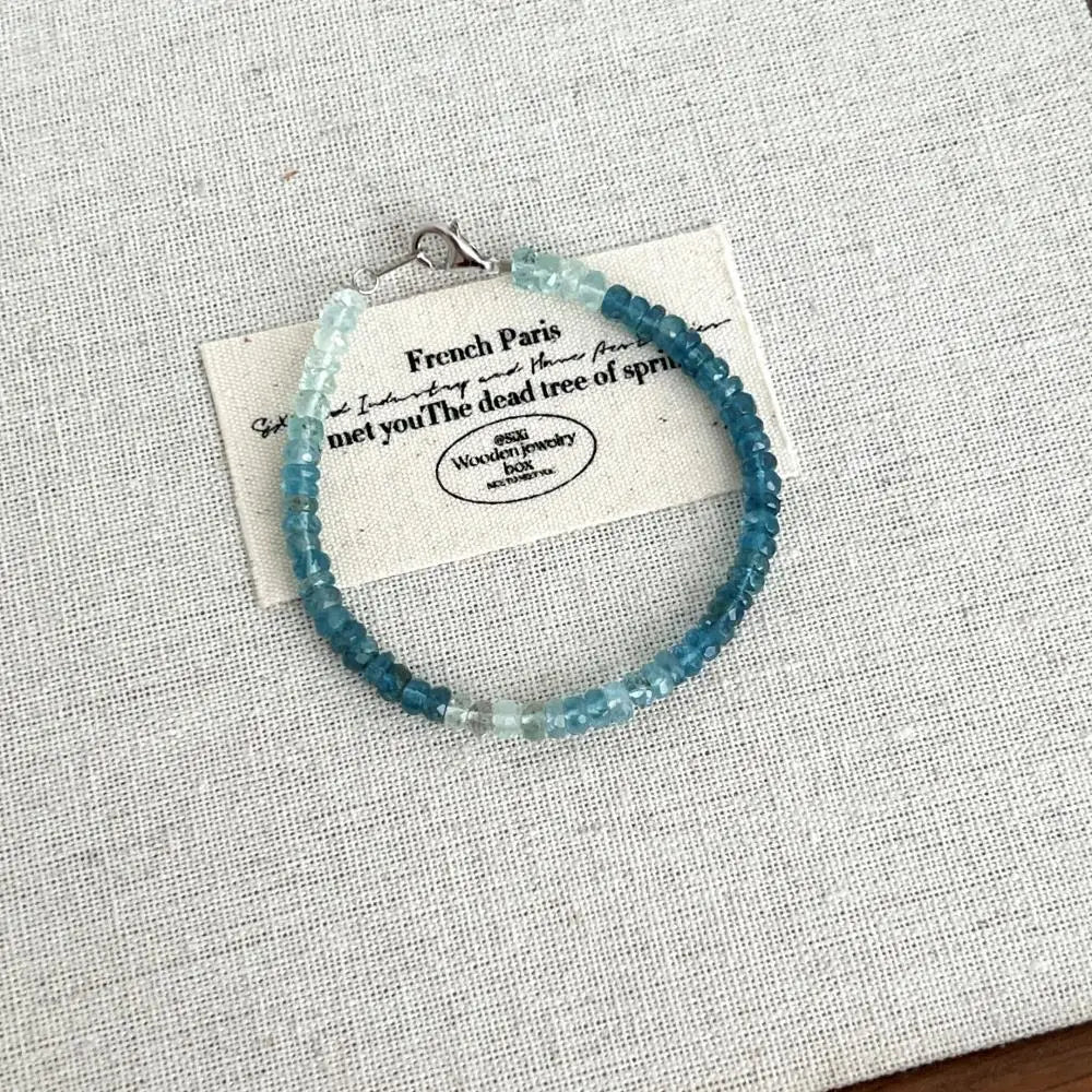925 Sterling Silver Sapphire CZ Bracelet product image 3