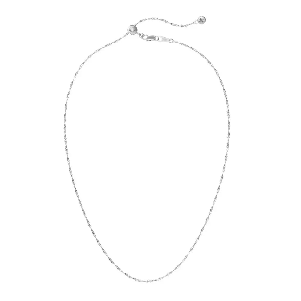 925 Sterling Silver Minimalist Lariat Necklace product image 5