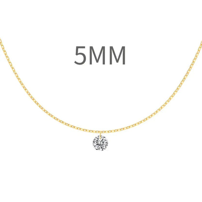 925 Silver CZ Statement Pendant Necklace DY191187 product image 7