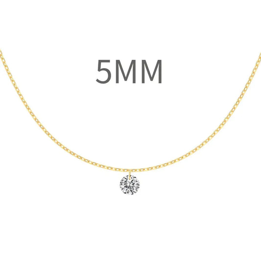 925 Silver CZ Statement Pendant Necklace DY191187 product image 7