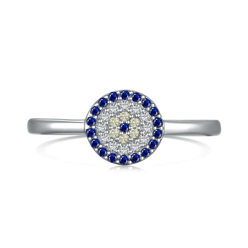 925 Sterling Silver CZ Ring TZ120001 by KAKODIY