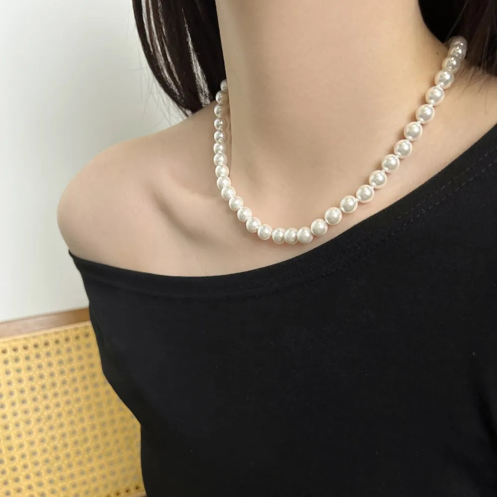 925 Silver Pearl Pendant Necklace DY191924 product image 6