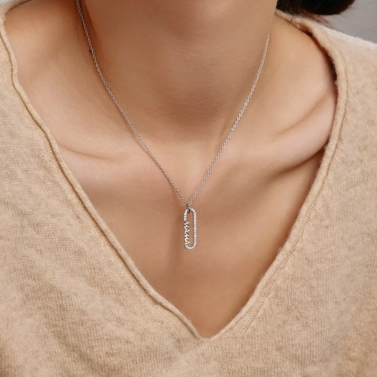 925 Sterling Silver Pendant Necklace DY190838 product image 5