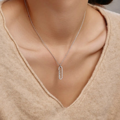 925 Sterling Silver Pendant Necklace DY190838 product image 5