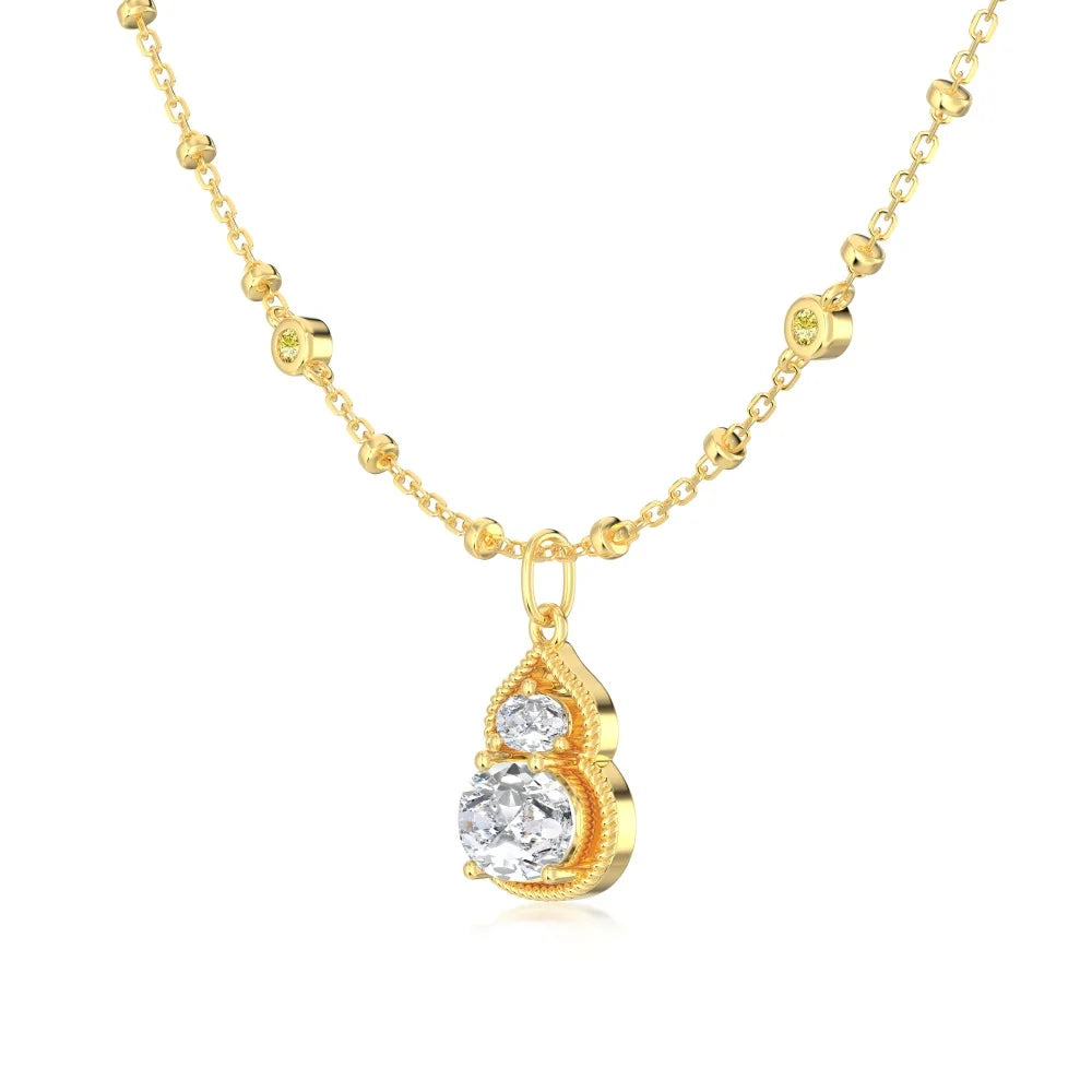 925 Silver 5A CZ Pendant Necklace DY191906 product image 8