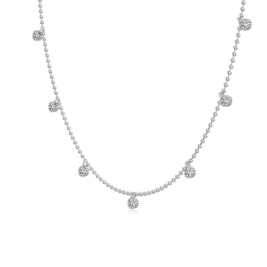 925 Silver 5A CZ Pendant Necklace DY191629 product image 7