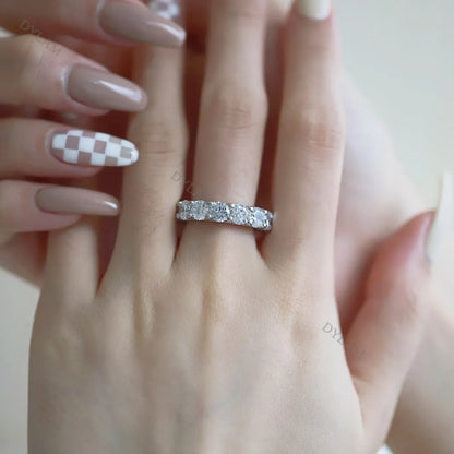 Fancy Luxury Trendy Double Layered Anniversary Diamond Engagement Wedding Bands CZ 5A S925 Rings