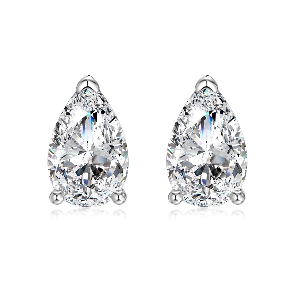 KAKODIY Advanced Jewelry 925 Sterling Silver Drip Drop Shape 5A Cubic Zirconia Stud Earrings Women's Daily - product image 1