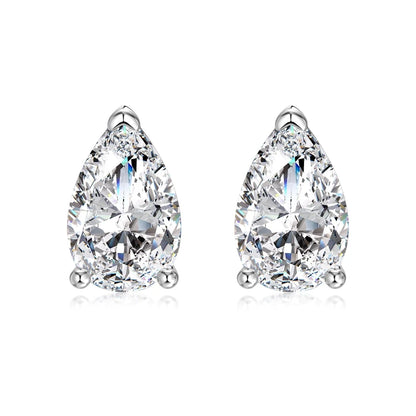 KAKODIY Advanced Jewelry 925 Sterling Silver Drip Drop Shape 5A Cubic Zirconia Stud Earrings Women's Daily - product image 1