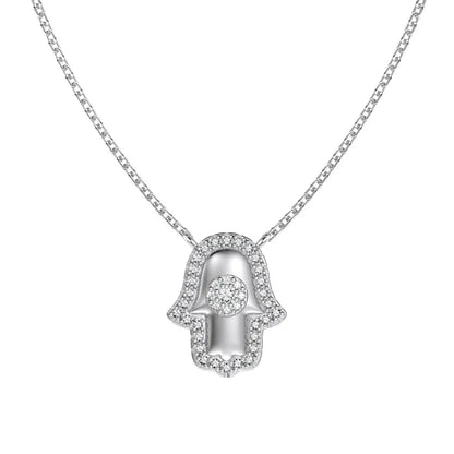 925 Silver Evil Eye Pendant Necklace DY190804 by KAKODIY