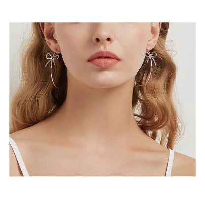 KAKODIY Fashion Accessories Cute Design Girl Earrings Bra Platinum Plated Large Round Fine Butterfly Earrings Women - product image 5