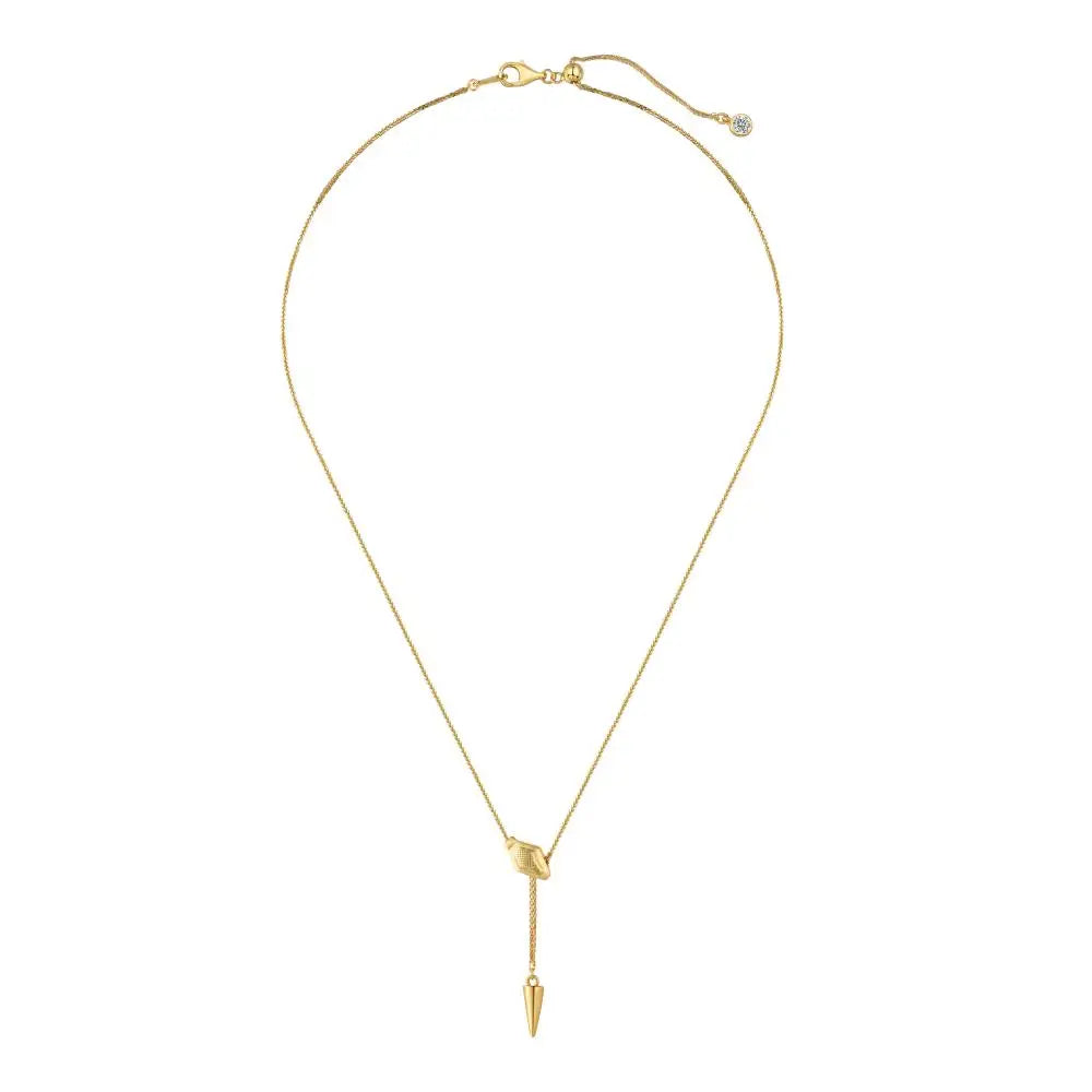 High-End Stable Jewelry Thick 22K Gold Plated Hanging Hour Hand Pendant Necklace