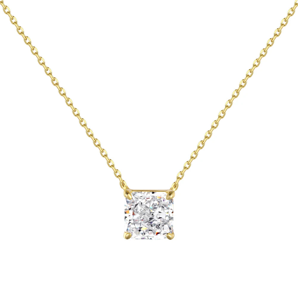 925 Sterling Silver CZ Pendant Necklace DY190528 product image 9