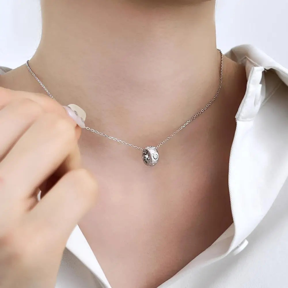 925 Silver Statement Pendant Necklace DY191425 product image 2