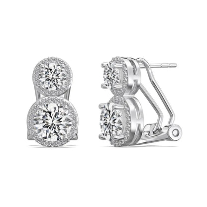 KAKODIY Designer Female 925 Sterling Silver Diamond 5A Cubic Zirconia Stud Earrings Female - product image 1