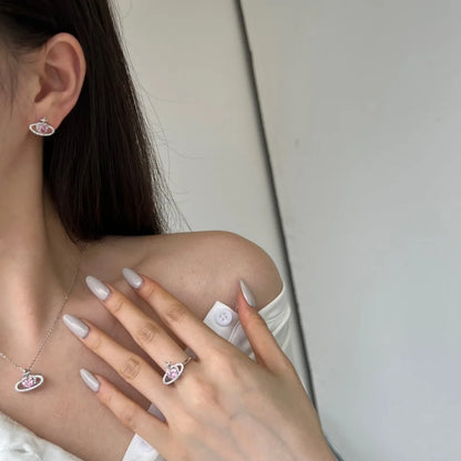 Luxury Fine Fashion Women S925 Silver Rhodium Plated Eternity Band 5A Cubic Zirconia Sparkle Heart Shape Rings