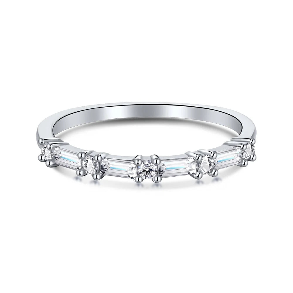 925 Sterling Silver CZ Engagement Ring DY120077 by KAKODIY