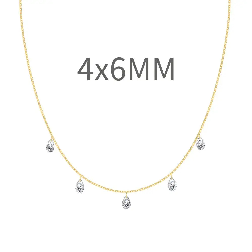 925 Silver Bridal Lariat Necklace DY191192 product image 10