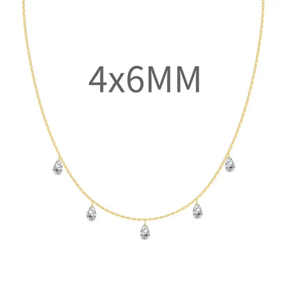 925 Silver Bridal Lariat Necklace DY191192 product image 10