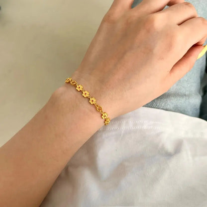 925 Sterling Silver Clover Personalized Bracelet product image 4