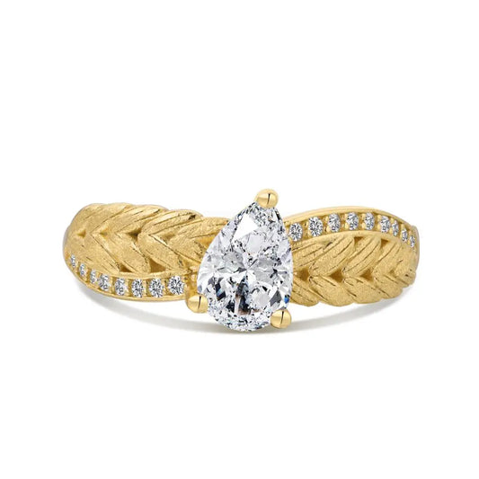925 Sterling Silver 5A CZ Engagement Ring DY121387 by KAKODIY