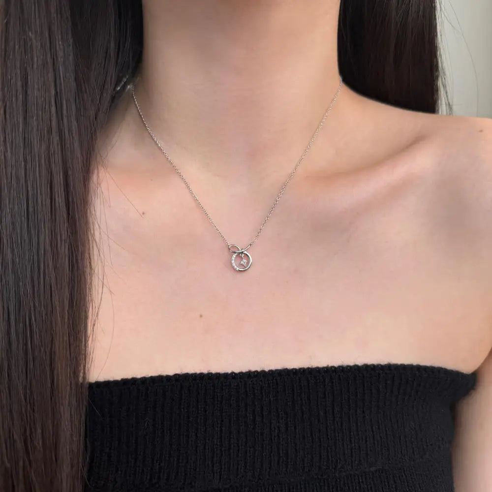 925 Sterling Silver Pendant Necklace DY190894 product image 3