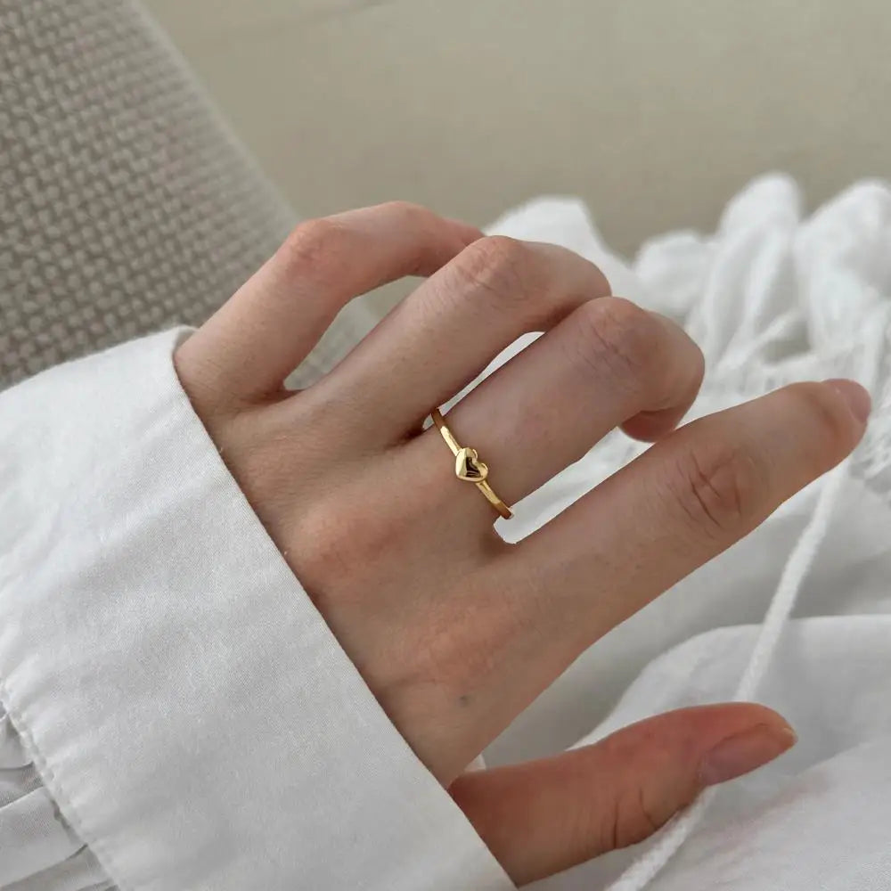 925 Sterling Silver Heart Bridal Wedding Ring product image 4