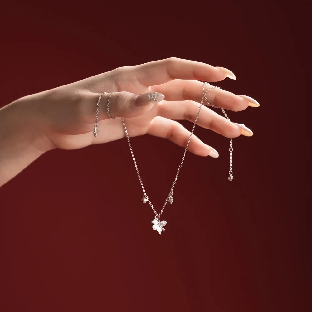 925 Silver 5A CZ Pendant Necklace DY191868 product image 3