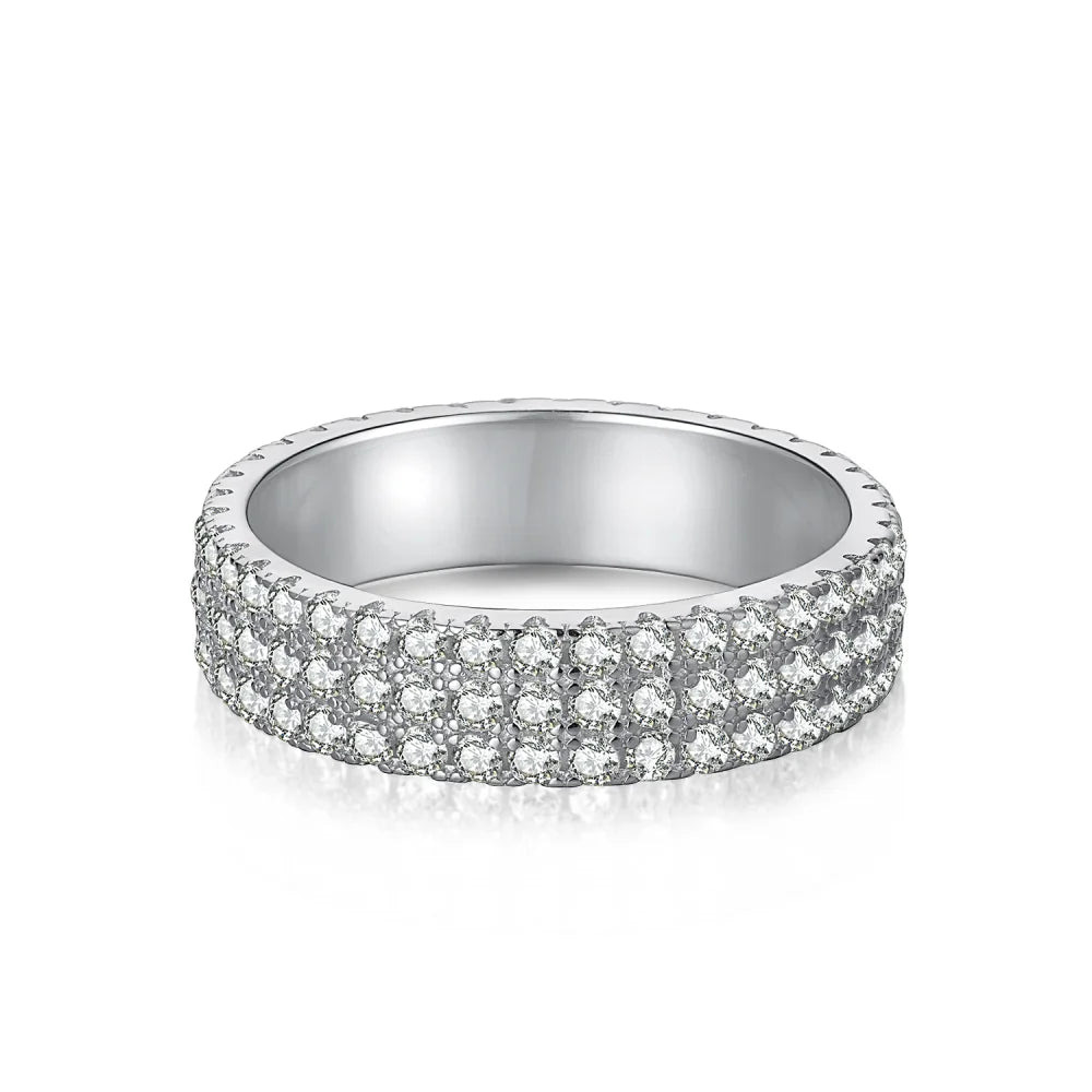 925 Silver CZ Bridal Engagement Ring DY120338 by KAKODIY