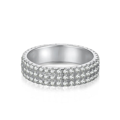 925 Silver CZ Bridal Engagement Ring DY120338 by KAKODIY