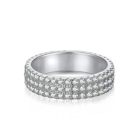 925 Silver CZ Bridal Engagement Ring DY120338 by KAKODIY