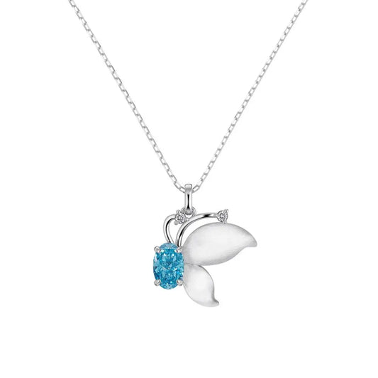 925 Sterling Silver CZ Pendant Necklace DY190950 by KAKODIY