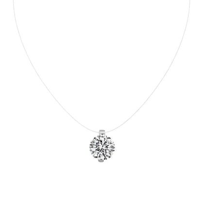 925 Silver 5A CZ Dainty Pendant Necklace DY191787 product image 7