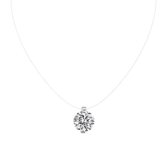 925 Silver 5A CZ Dainty Pendant Necklace DY191787 product image 7