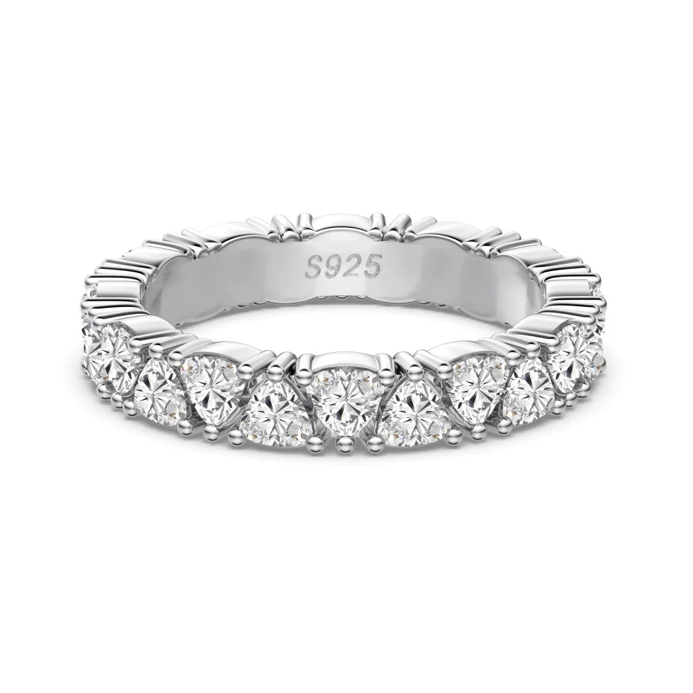 925 Silver 5A CZ Bridal Eternity Ring DY121527 by KAKODIY