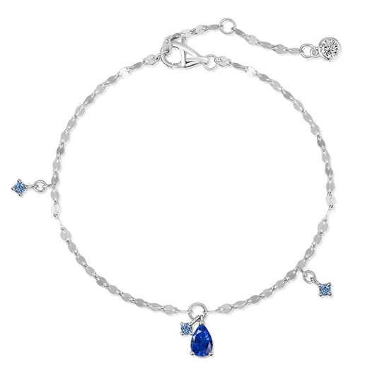 925 Sterling Silver 5A CZ Chain Bracelet product image 7