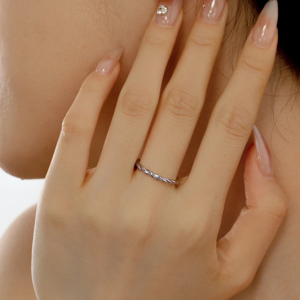 925 Sterling Silver Minimalist Stacking Ring product image 2