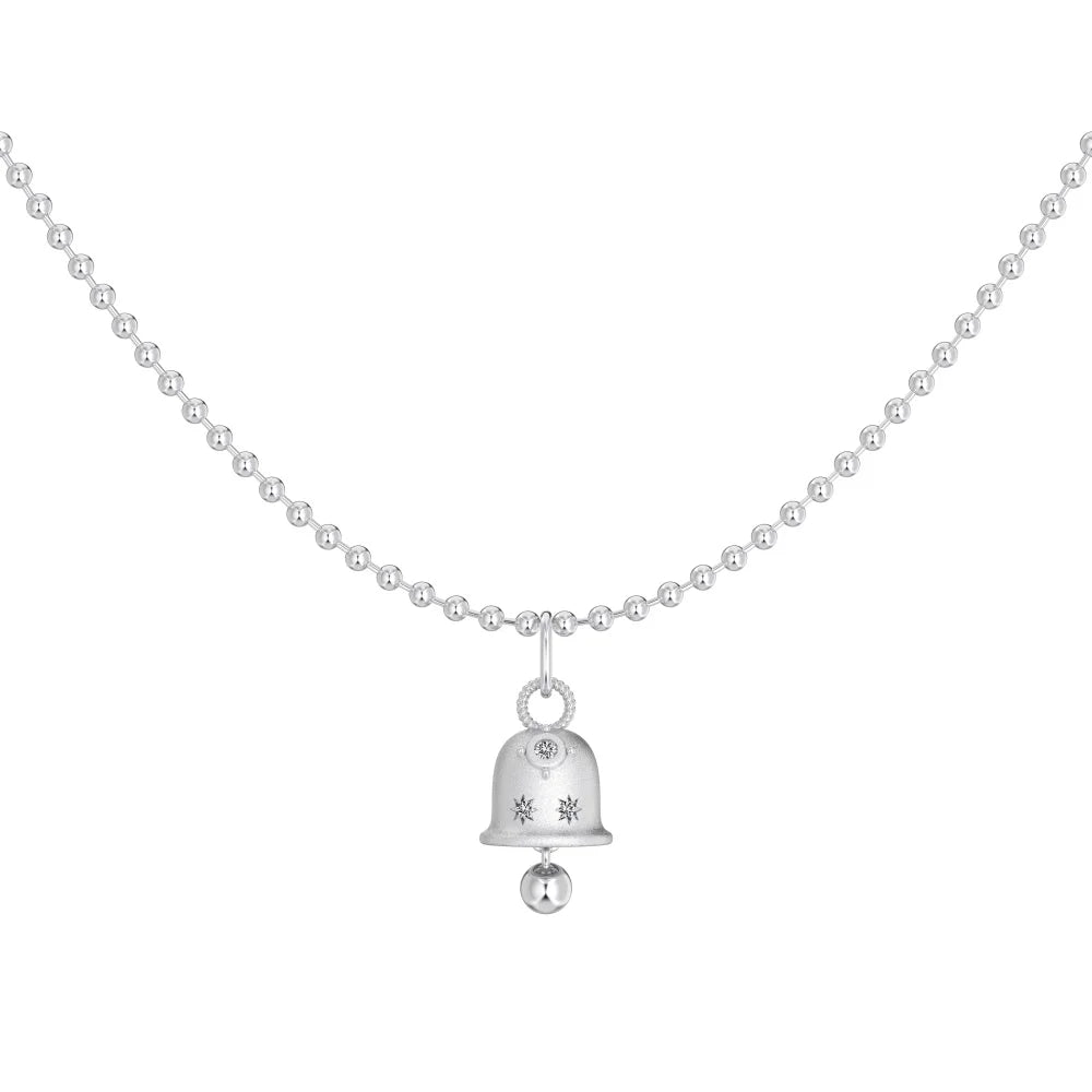 925 Sterling Silver 5A CZ Dainty Pendant Necklace by KAKODIY