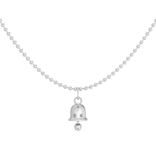 925 Sterling Silver 5A CZ Dainty Pendant Necklace by KAKODIY