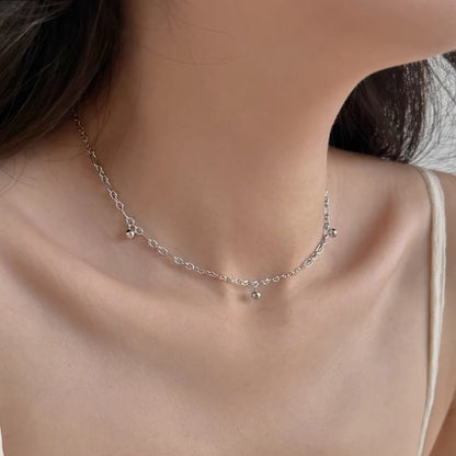 925 Silver Minimalist Pendant Necklace DY191593 product image 3