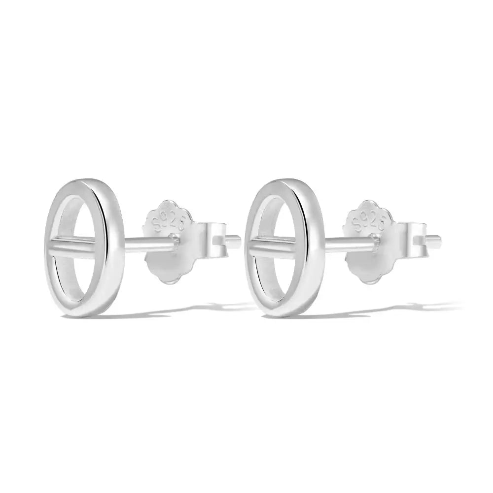 KAKODIY New Pig Nose Stud Earrings Fashion £925 Simple Stud Earrings Accessories Earrings